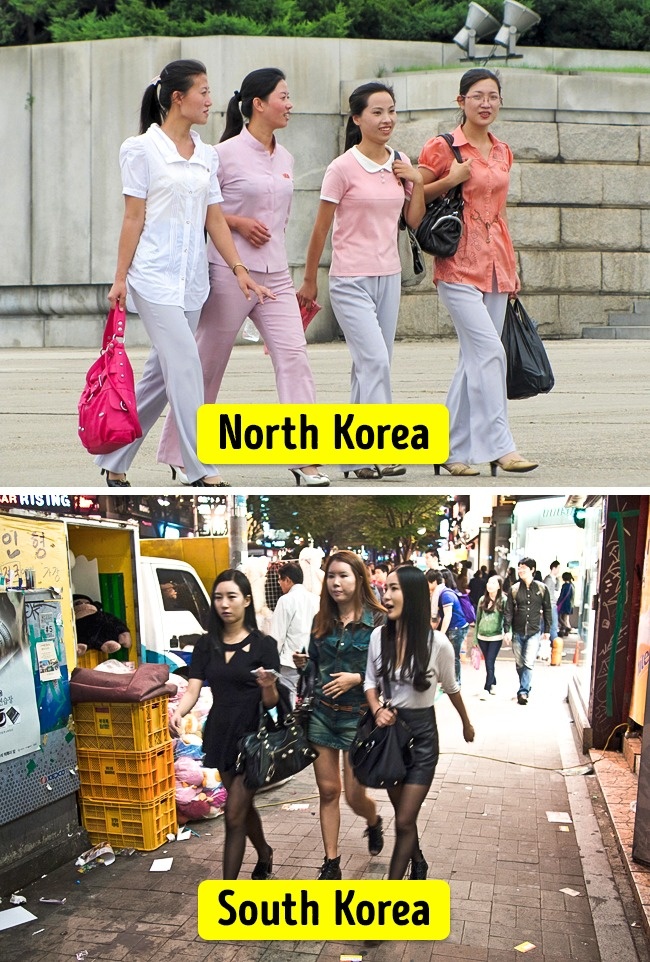 difference between north korea and south korea